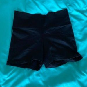 Girls, size small, black, workout shorts.
